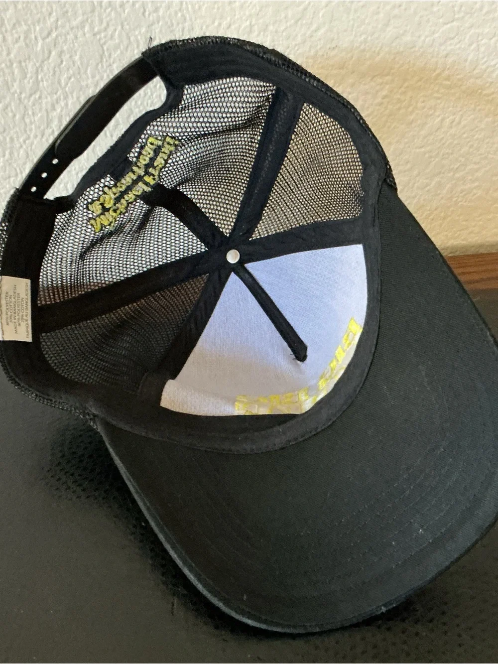 Michael Franti and Spearhead Big Big Love Black Snapback Trucker Hat One Size
